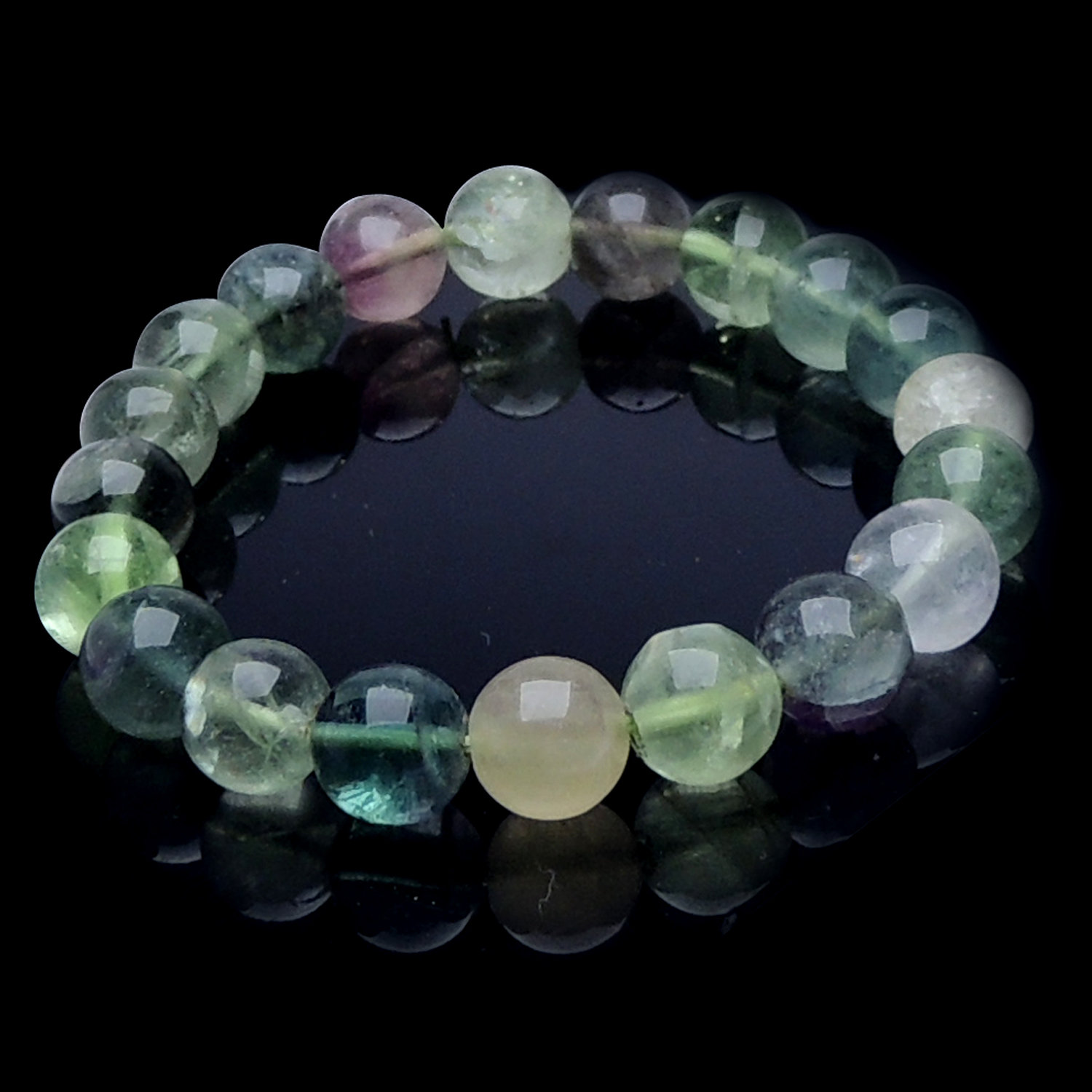 Natural Stone Fluorite & Moonstone Bracelet For Brain Confidance Gender: Women