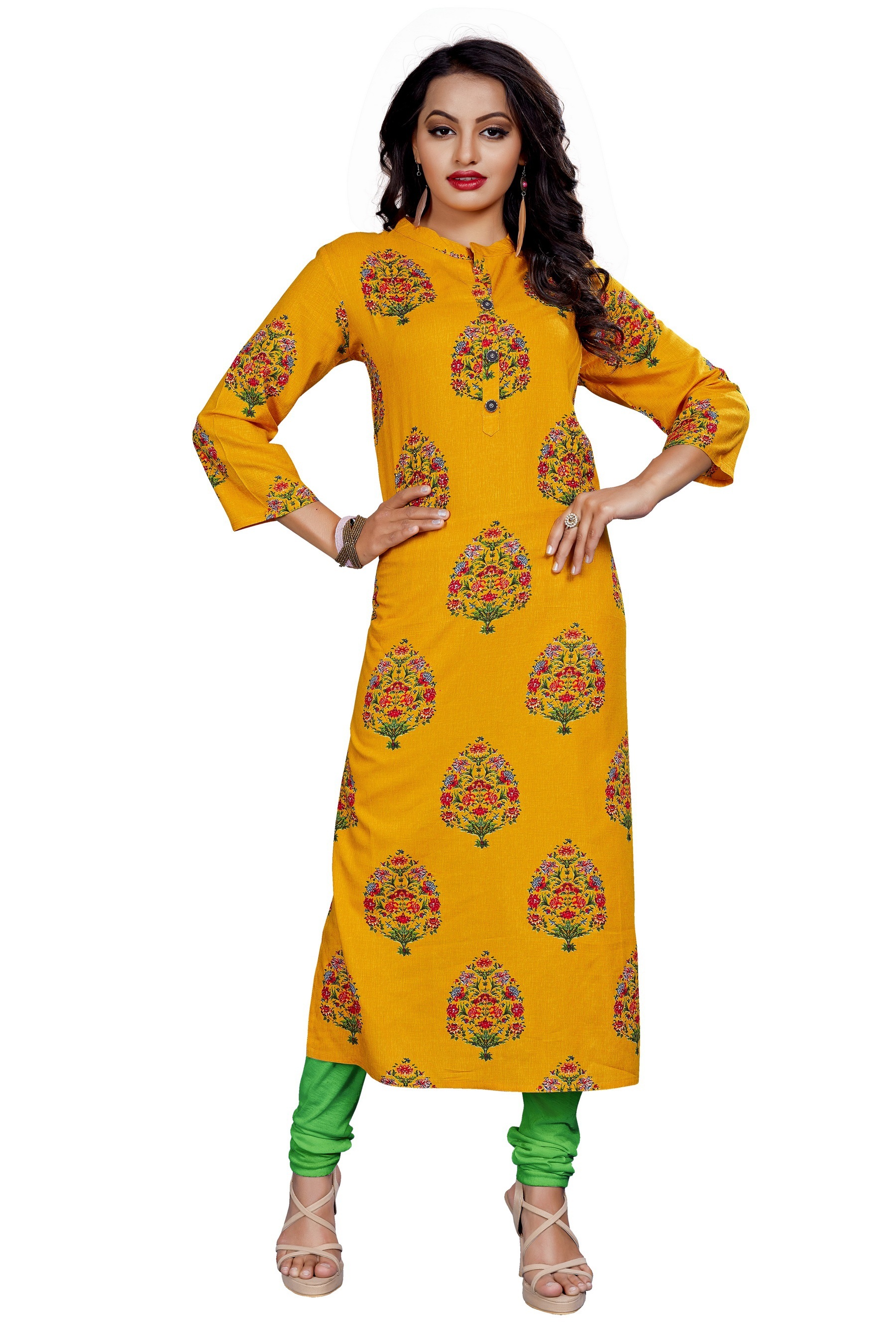 Single Color Printed Kurti
