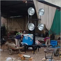 मोबाइल टेलीस्कोपिक लाइट टॉवर