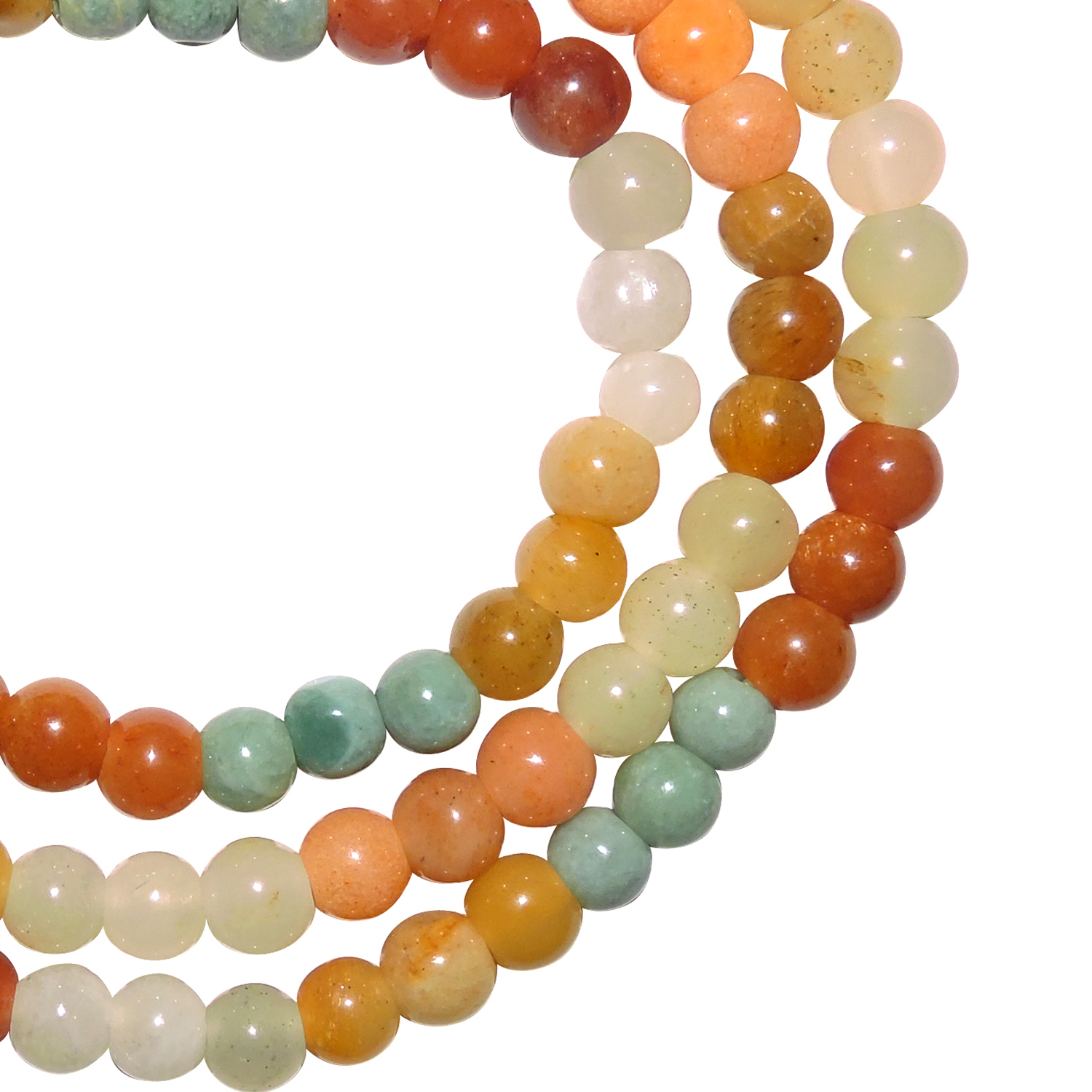 Natural Stone Mixed Jade 108 Beads Necklace Gender: Women