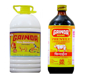 Phenyl - 500 ml Black Lemon-Scented Floor Cleaner | Phenol Material, Plastic Bottle Packaging, Gainor Brand