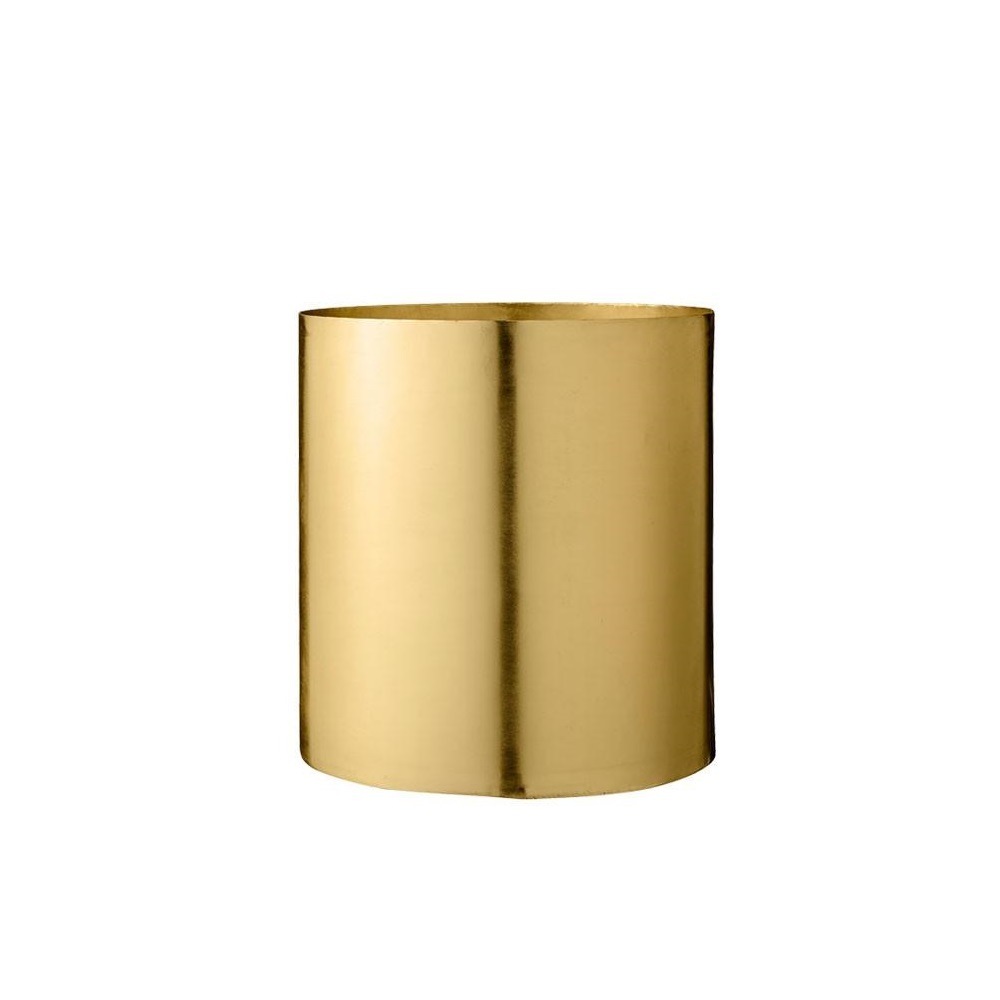 Metal Brass Planter Plant Pot 24 X 27cm Use: For Garden Decoration