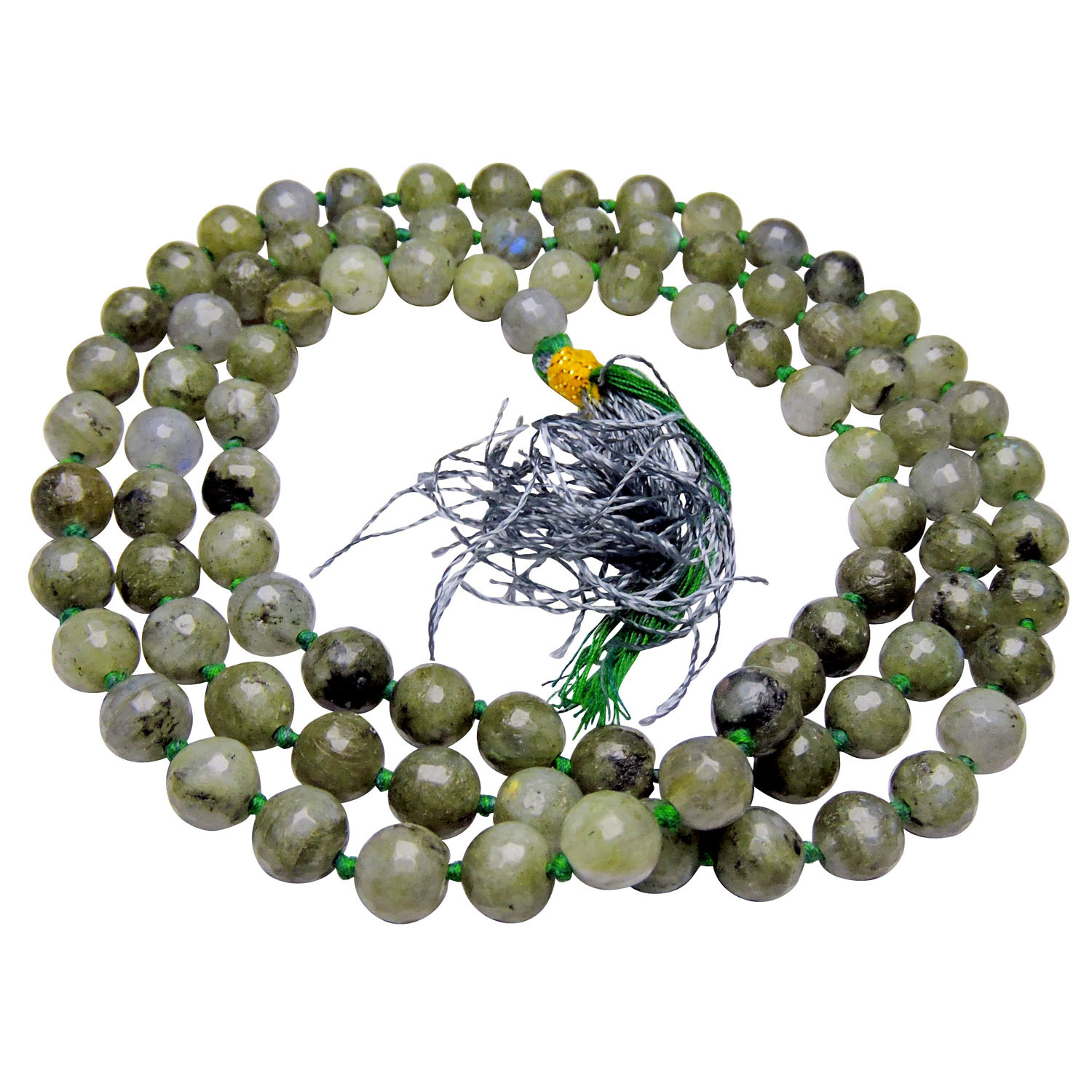 Natural Stone Labradorite Semi-precious Stone Vintage Necklace Gender: Women