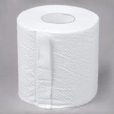 Toilet White Tissue Roll