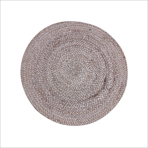 गोल चिंडी रग बैक सामग्री: वापस बुना हुआ