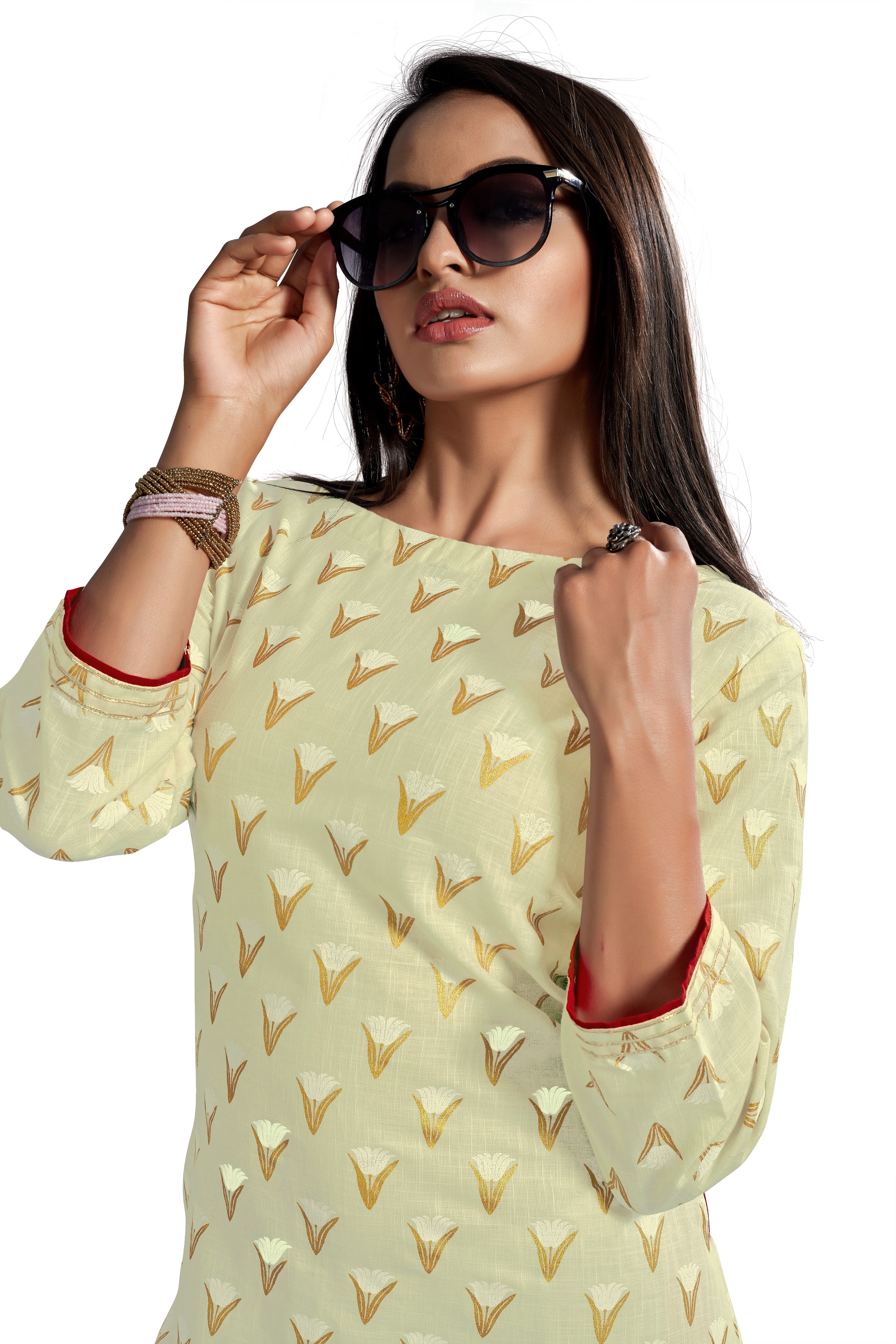 Yellow Designer Kurti