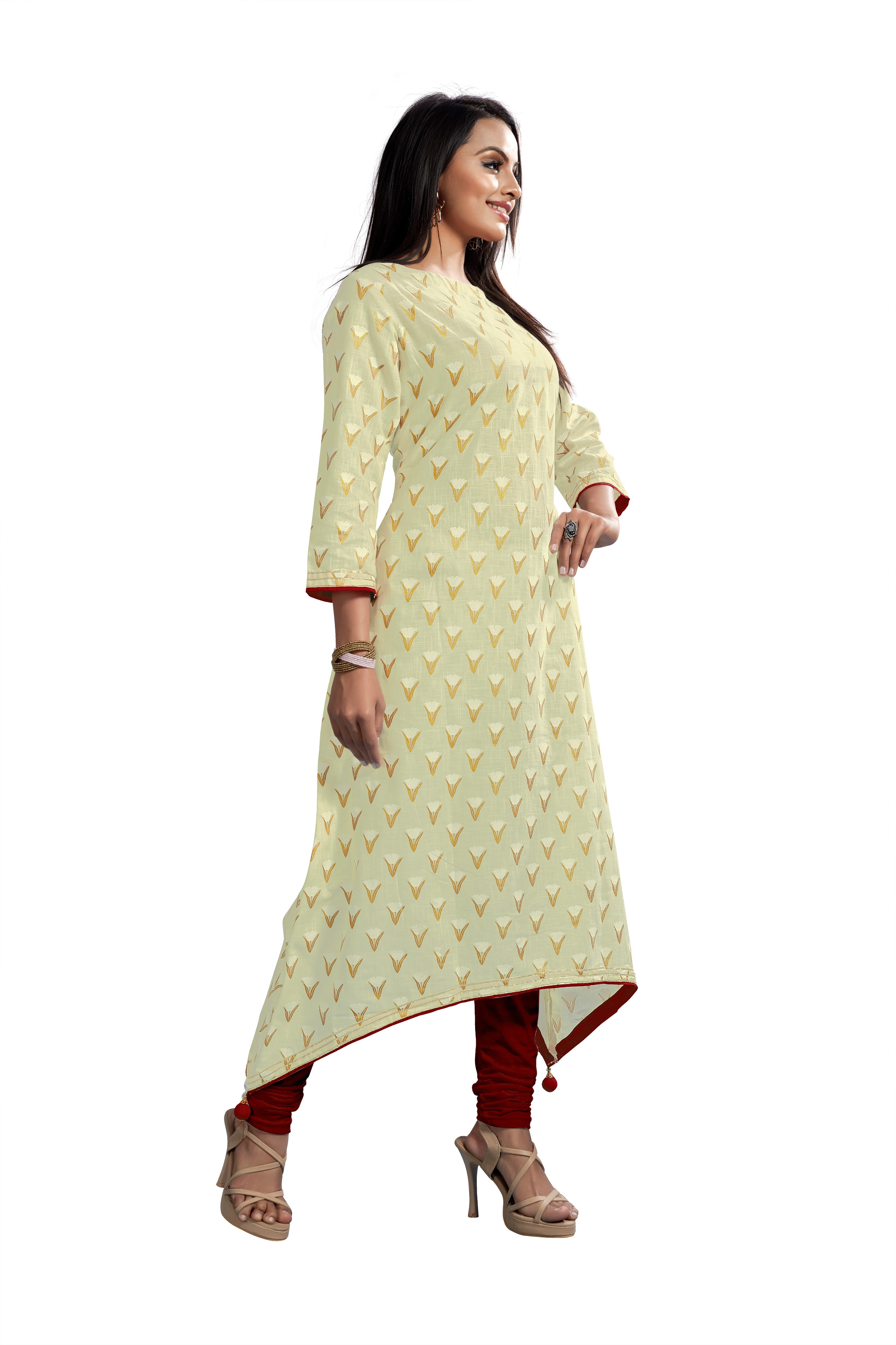 Yellow Designer Kurti