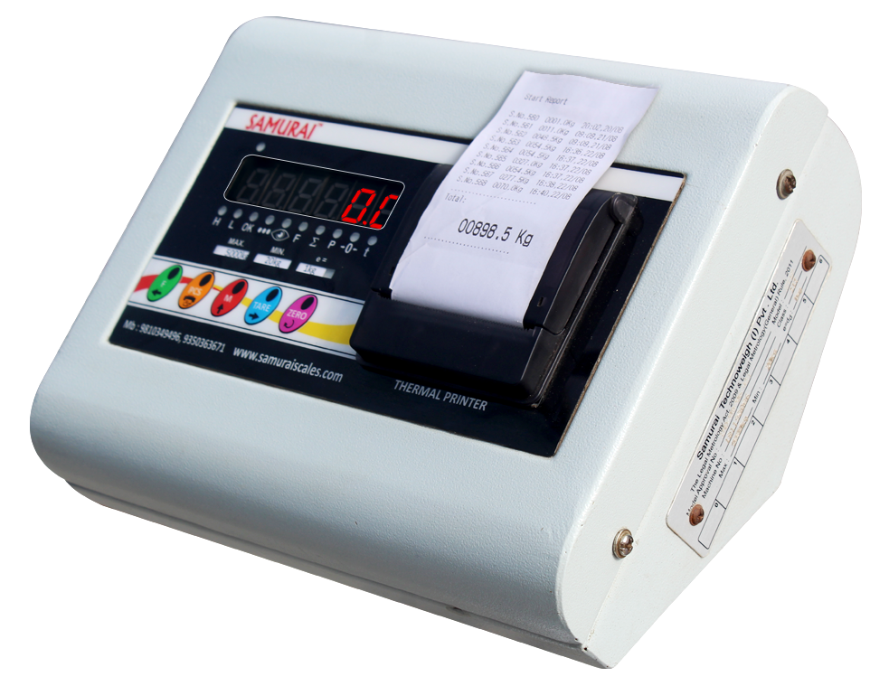 Floor Weighing Scales With Inbuilt Thermal Printer