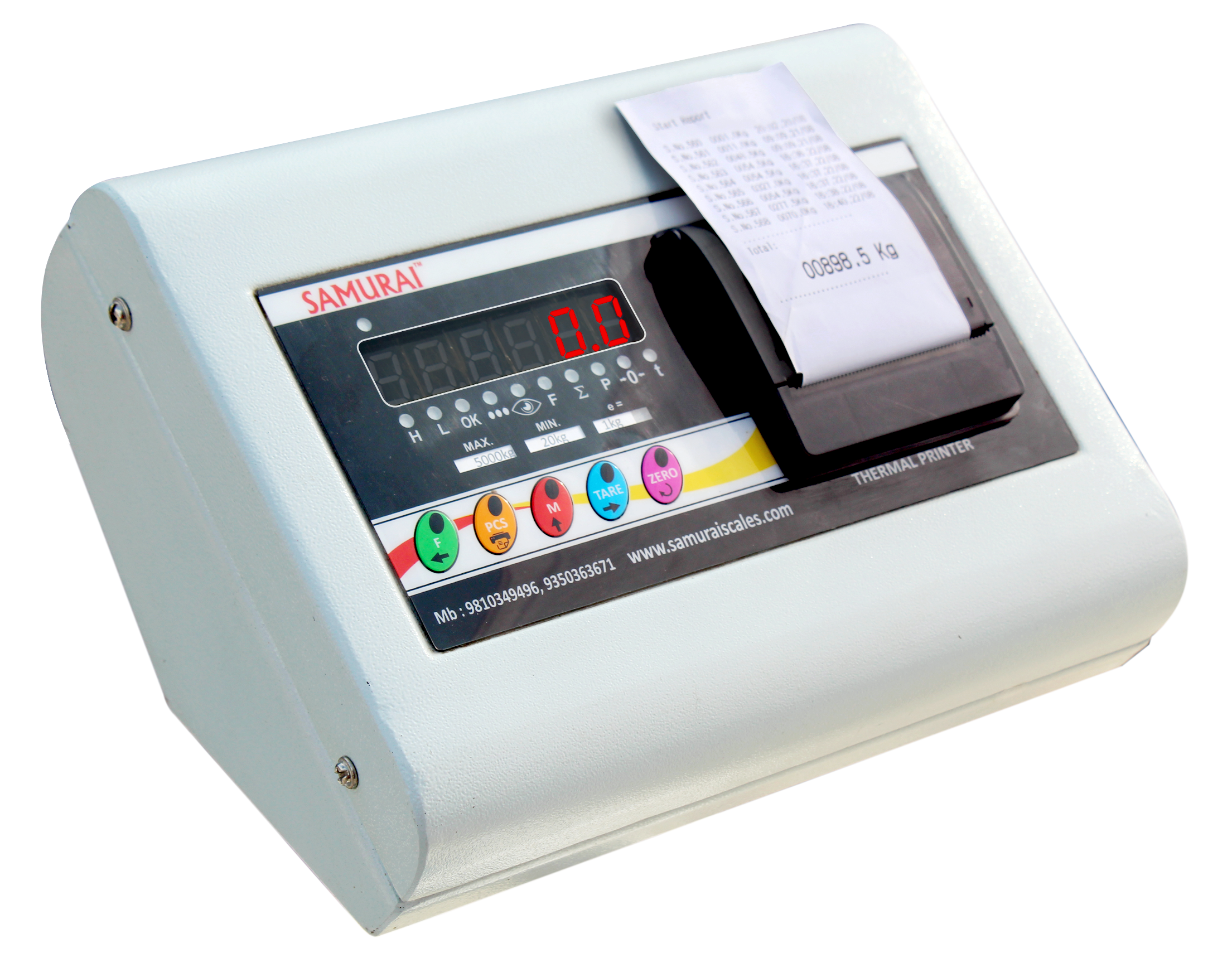 Floor Weighing Scales With Inbuilt Thermal Printer