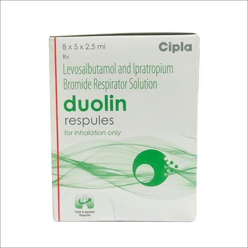 Duolin Respules - Levosalbutamol & Ipratropium Bromide Respiratory Solution | Targeted Action, Uniform Droplet Size for Effective Distribution