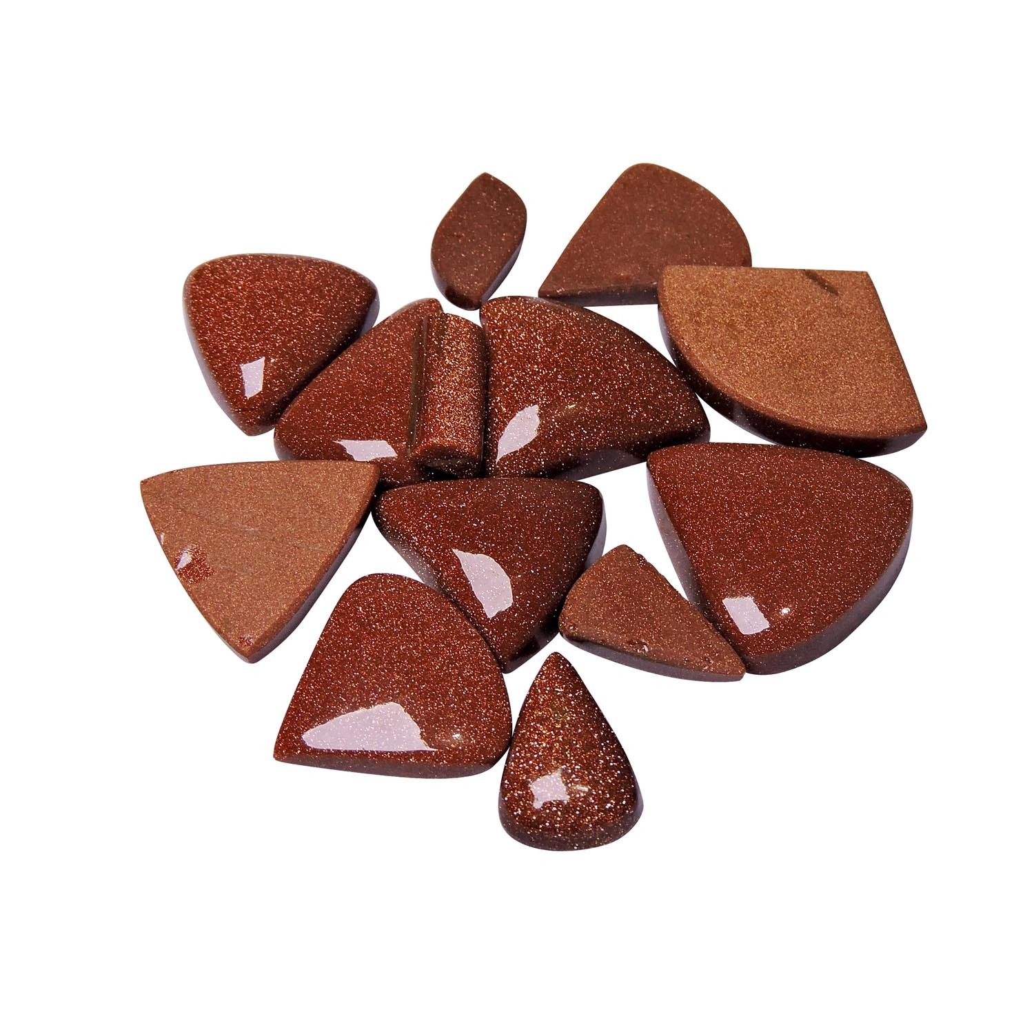Crystal Natural Energised Stone Red Sunstone Cabochon For Spirituality & Peace Of Mind & Self Confidance