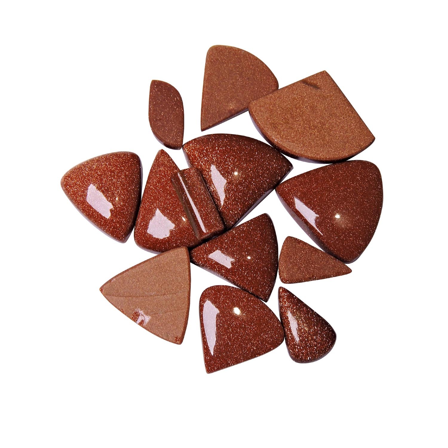 Crystal Natural Energised Stone Red Sunstone Cabochon For Spirituality & Peace Of Mind & Self Confidance