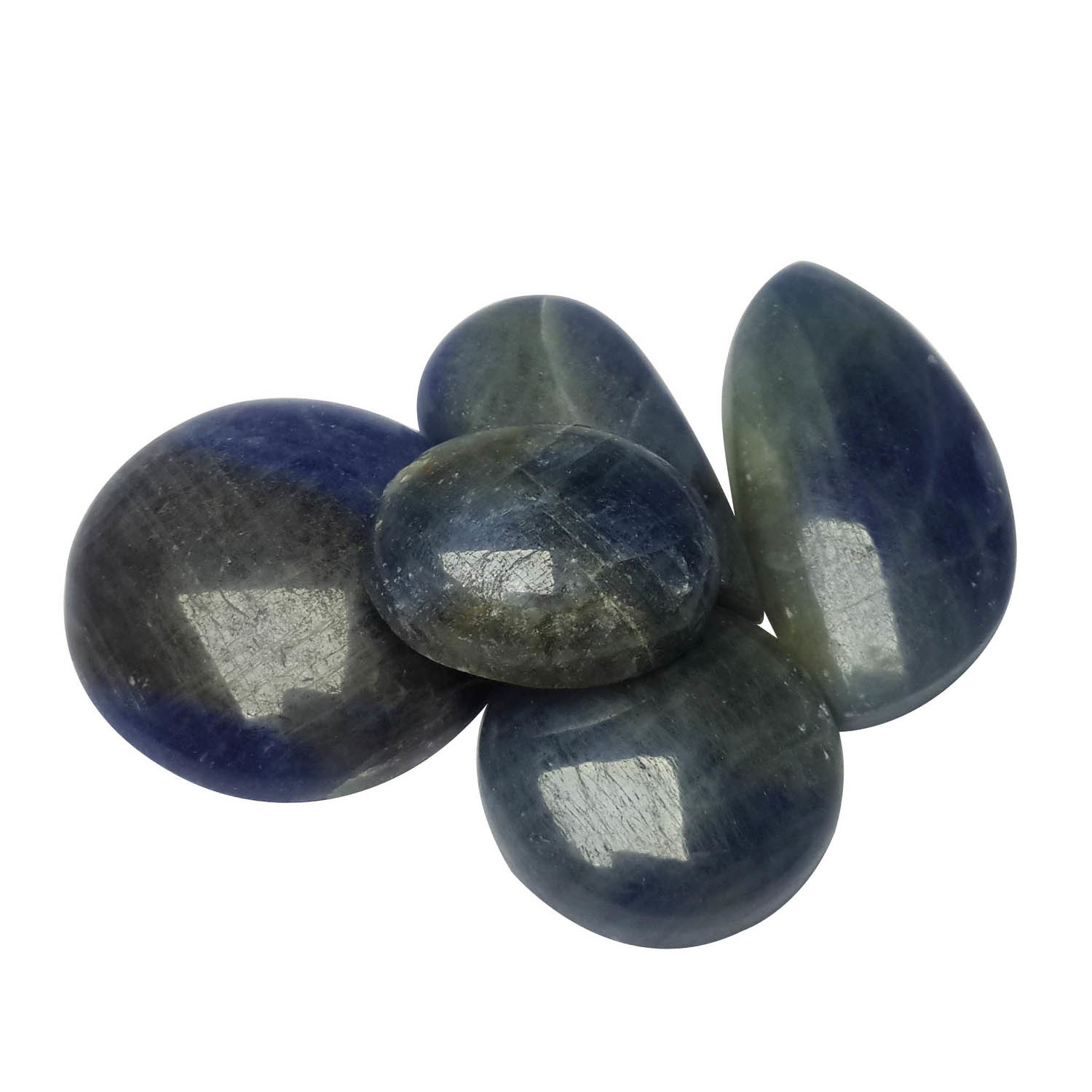 Natural Energised Stone Blue Sapphire Cabochon For Spirituality & Peace Of Mind & Self Confidance