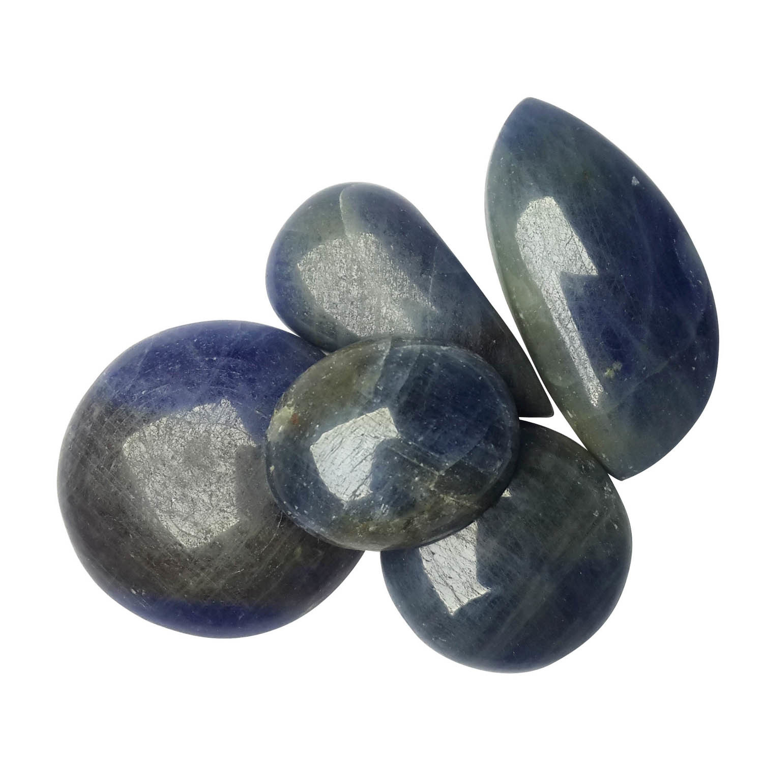 Natural Energised Stone Blue Sapphire Cabochon For Spirituality & Peace Of Mind & Self Confidance