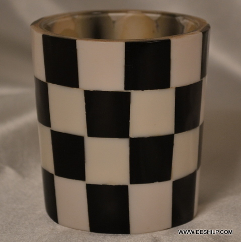 T-light Candle Votive - Handmade Glass & Metal Artware, Antique Imitation Design With Polished Finishing | Ideal For Home Decoration, Wedding Decoration, And Gift Giving