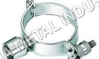 Pipe Clamp - High-Grade Metal Alloy, Round Shape | Zinc Coated, Corrosion Resistant, Leak-Proof, Ideal for High-Pressure Systems