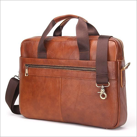 Laptop Bag - High Quality Fabric, 16x11 Inches, Brown Color | Slim Stylish Design, Adjustable Strap, Unisex Usage
