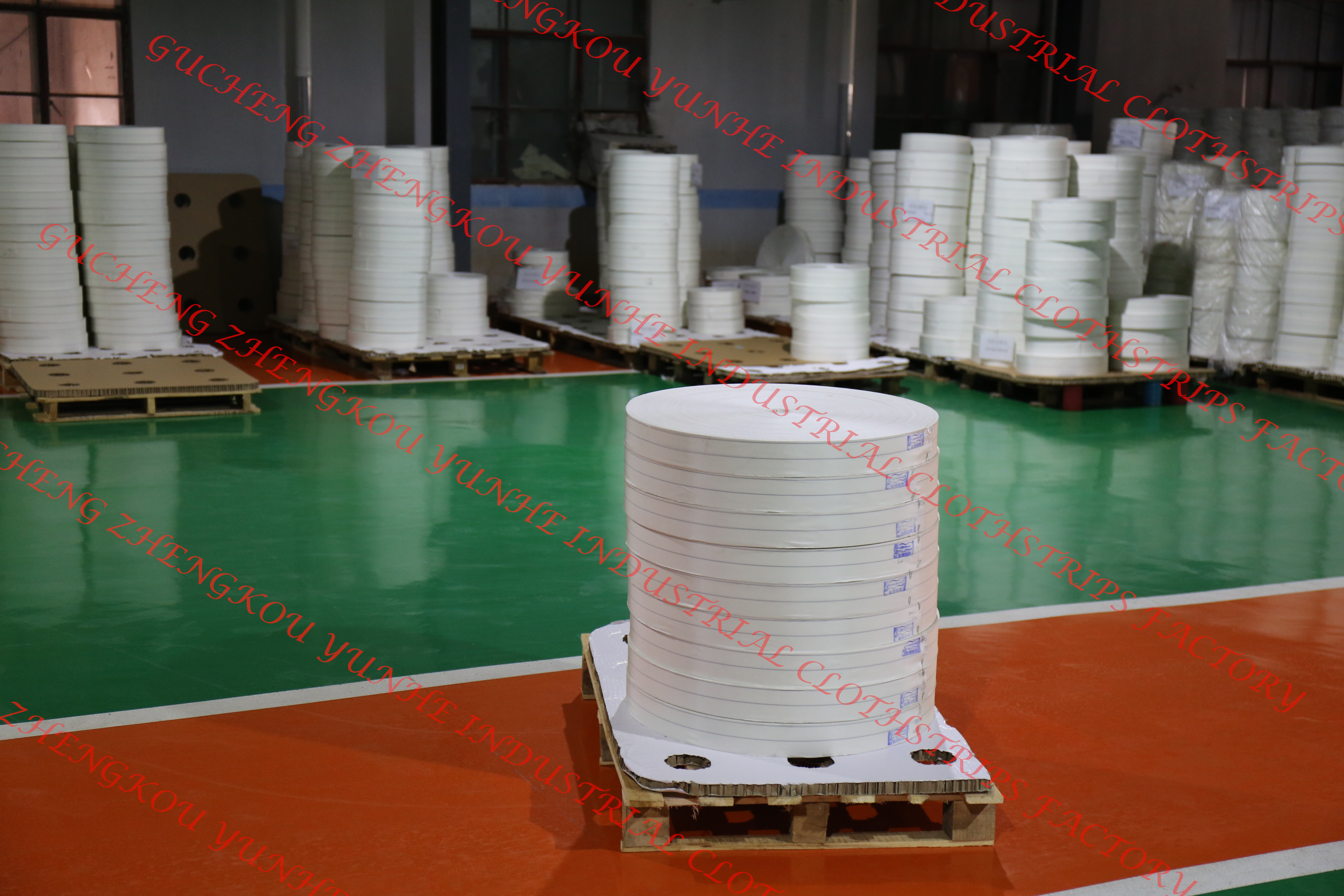32mm Nylon 66 Curing Tape - Color: White