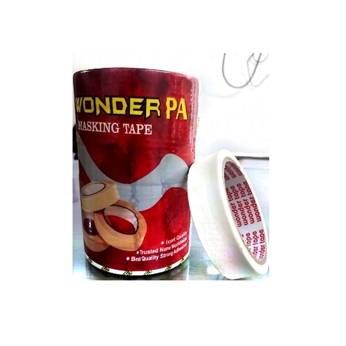 Masking Tape - Kraft Paper, 15-30 Meter Length, 0.13-0.15 Millimeter Thickness | Solvent Adhesive, Clean Removal, Light-Duty Use