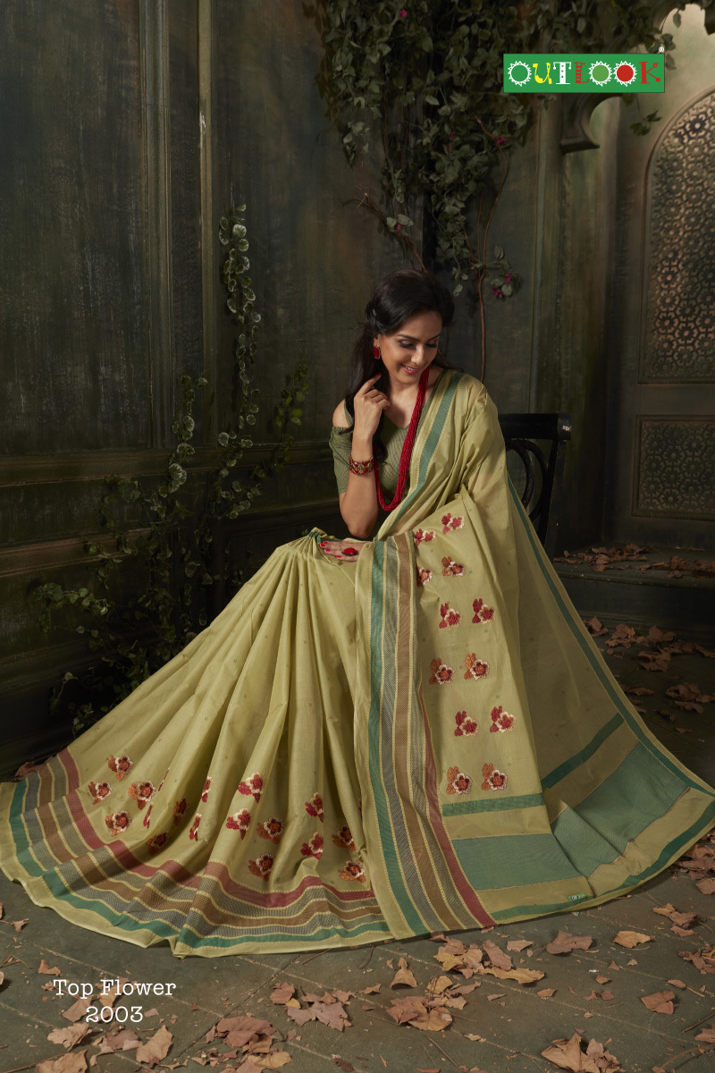 Cream Pure Cotton Sarees