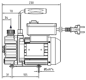 तेल सीलबंद पम्प RD.2D