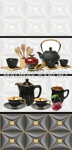 Glossy Black Kitchen Wall Tiles Grade: Aaa Premium