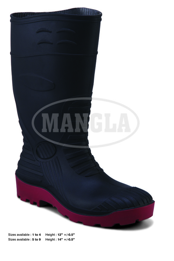Rock Master Gumboot - Color: Black