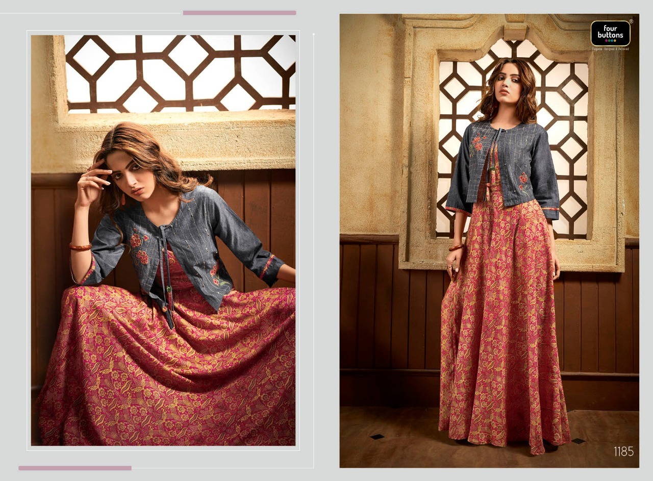 Mix Long Designer Kurtis With Jackets