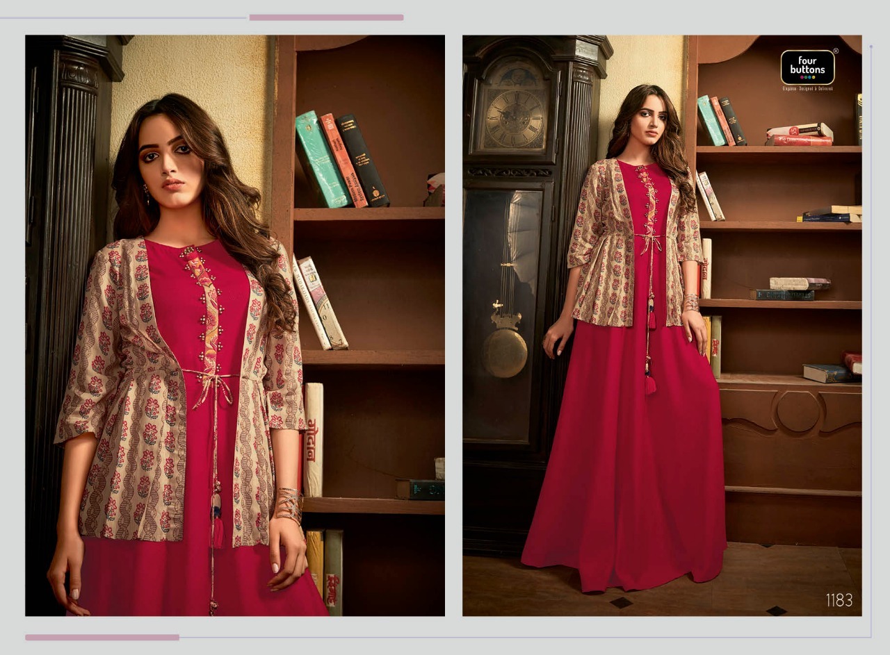 Mix Long Designer Kurtis With Jackets