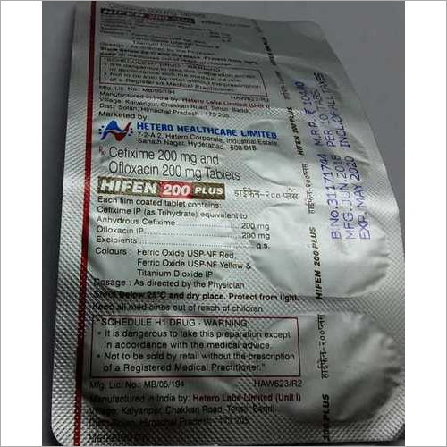 cefixime  ofloxacin tablets