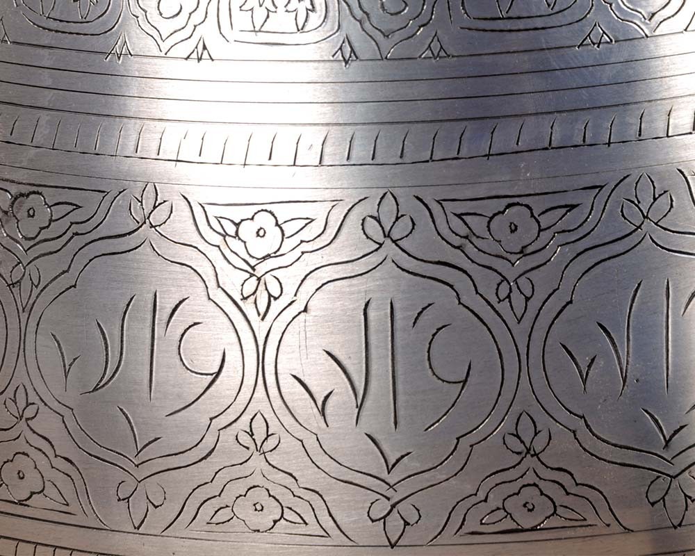 Silver Plain Classic Nickel Planter Set Of 3