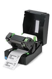 Tsc Te244 Barcode Printer - 72-110 Meter Ribbon Supply, 400 Mhz Risc Processor, 203 Dpi Resolution, 6 Inch/second Print Speed, Black, Electric, 230 Volt, 2.5 Kg Weight