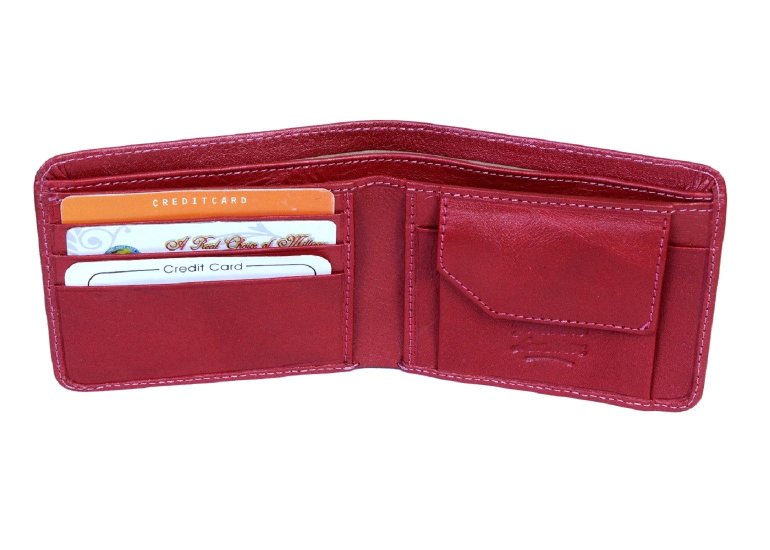 Red Leather Wallet