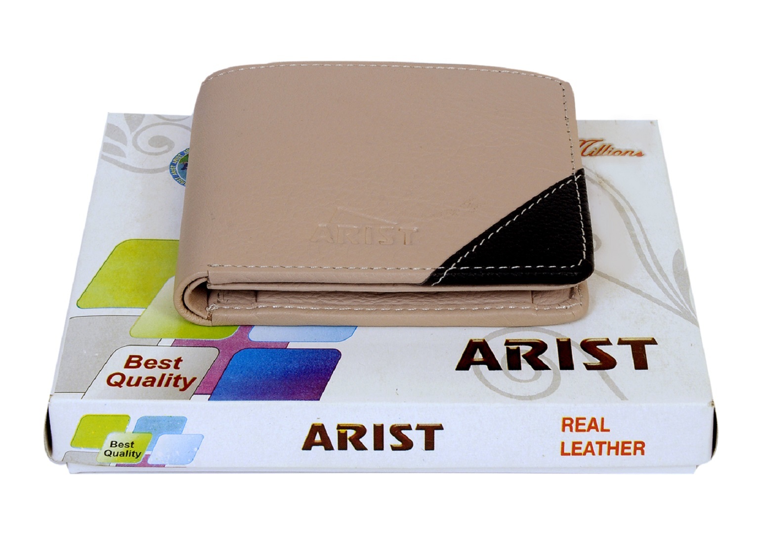 Short Designer Leather Wallet