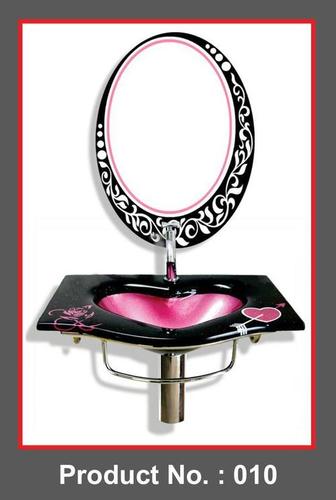 Black Glass Wash Basin