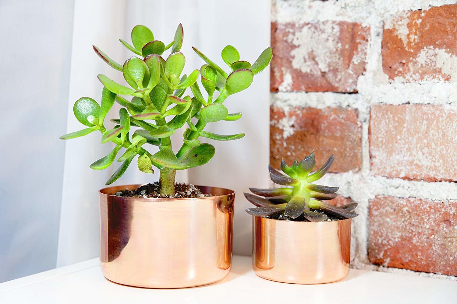 Black Nickel Antique Hammered Planter Set Of 3 Use: For Balcony Decor