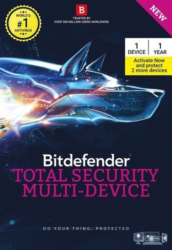 Bitdefender Total Security Multi Device 1 User 1 Year Delivery In 2 Hours No Cd Only Key