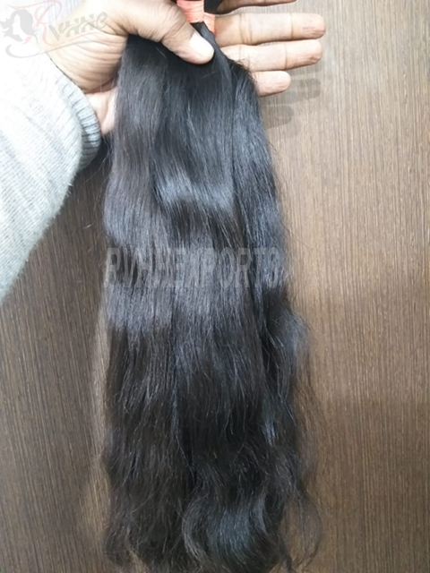High Quality Bulk Bundles Virgin 100% Natural Indian Human Hair Length: 10- 30 Inch (In)