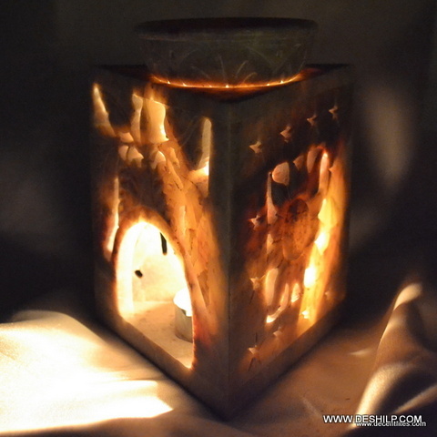 Modern Arts Antique Glass Candle Aroma Lights