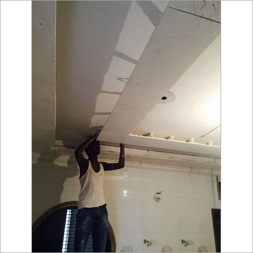 जिप्सम छत का काम