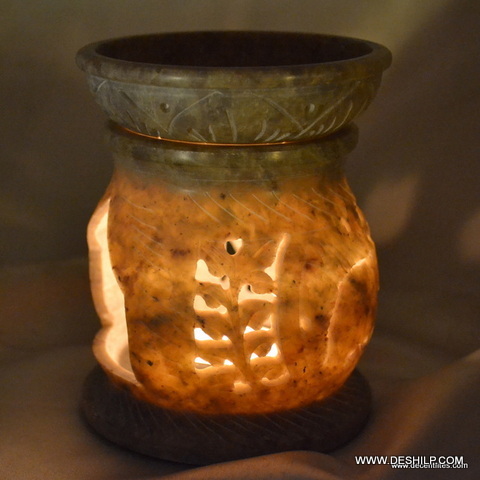 Glass Antique Aroma Candle Holder