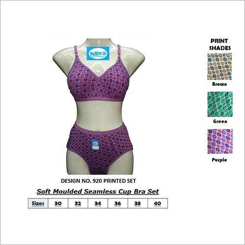 Unlined Seamless Cup Bra Set