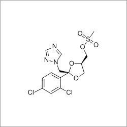 Cis- (2,4- (डाइक्लोरोफिनाइल) -2- (1h-1,2,4-triazol-1-yl-methyl) -1,3-dioxolan-4-yl) मिथाइल मिथेनसल्फोनेट अनुप्रयोग: दवा