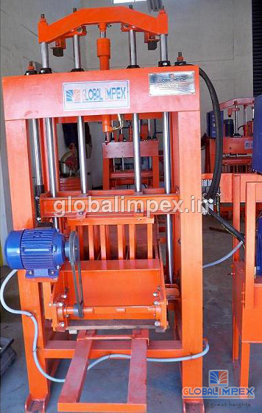 GLOBAL 860-G कंक्रीट ब्लॉक बनाने की मशीन