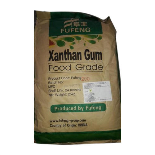 Food Xanthan Gum - 99.5% Purity, Off-white Powder | Water Soluble for Food Thickening, Emulsifying, & Stabilizing Applications, 25kg Bag