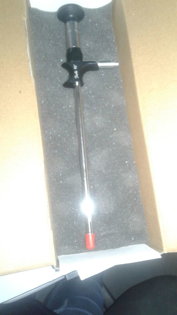 Sinuscope - Stainless Steel , Non-disposable Design With 1-year Warranty For Stationary Ent Usage, Silver Finish, Manual Operation