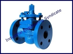 Plug Valve - Carbon Steel, High Pressure | Control Application for Water, Manual Operation, 196-500°C, Industrial Use, Blue Color