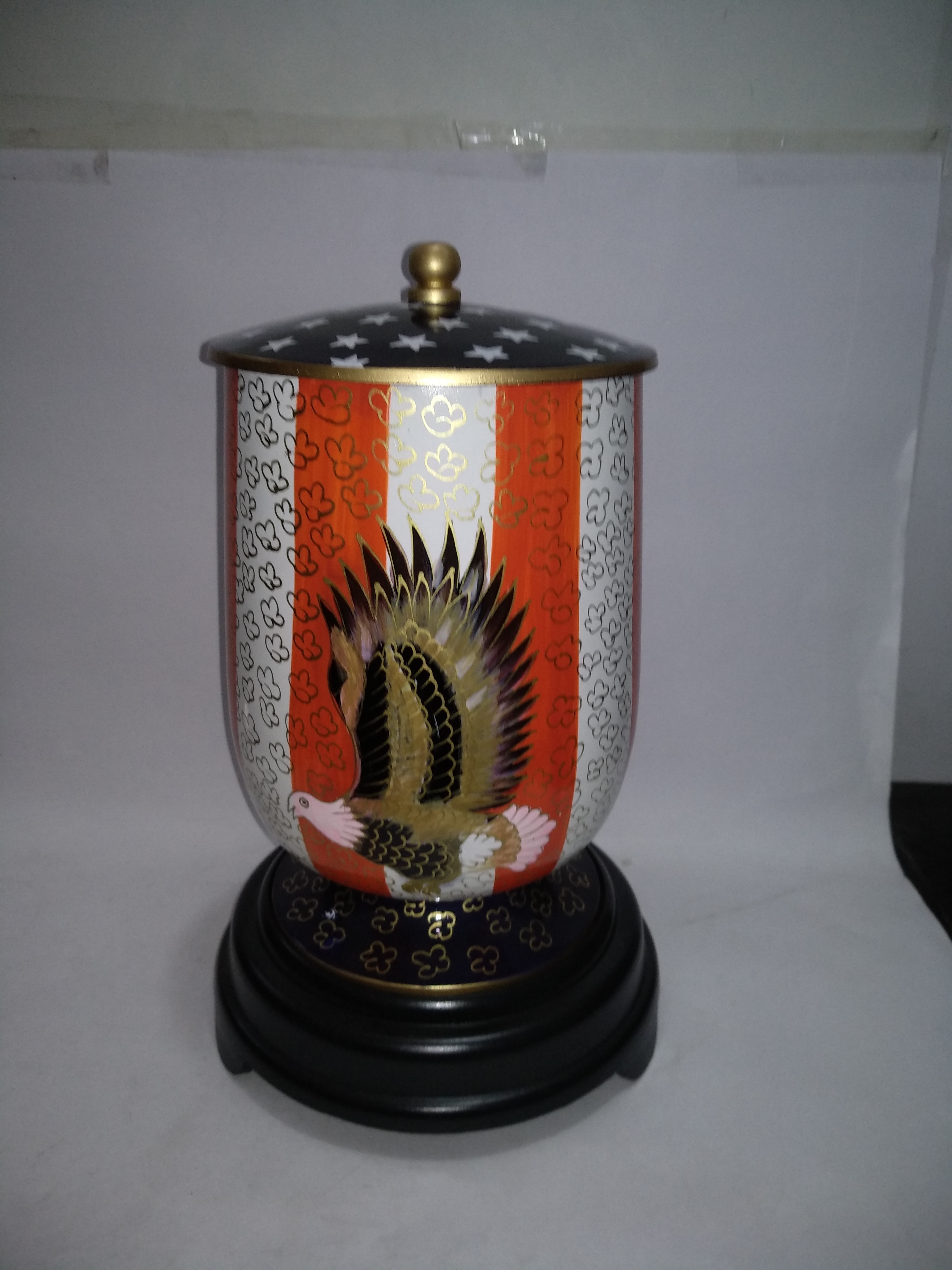 Multi-color Egg Shape Cremation Urn