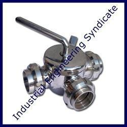 Plug Valve - 316 Stainless Steel, High Pressure, Silver Finish | Manual Operation, Durable 17-4PH Stainless Steel and Rubber, 3A Sanitary Standards