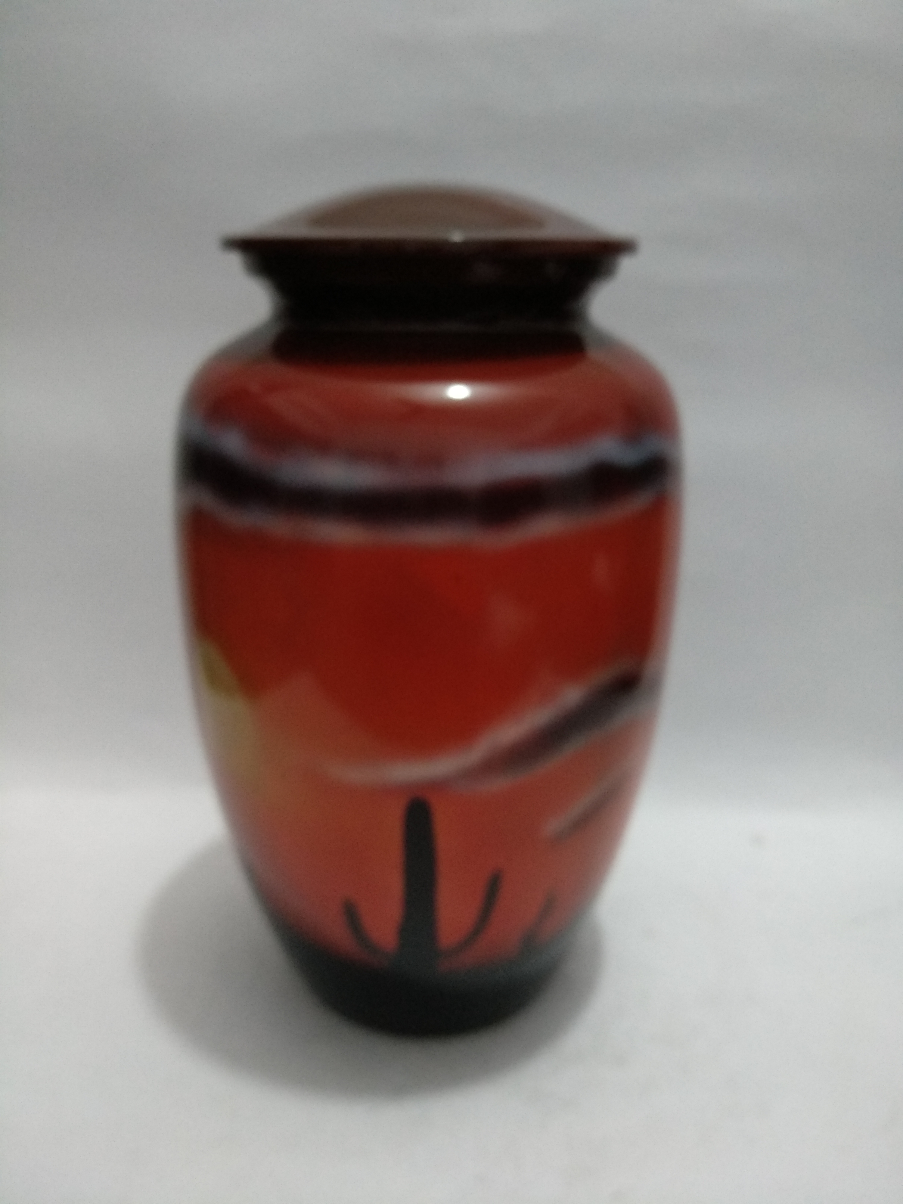 Aria Tree Of Life Metal Cremation Urn - Metal, Customize Size, Green With Gold Finishing, Religious Style